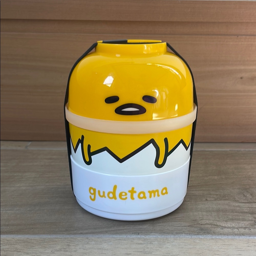 Gudetama Yellow and White Lunch Box